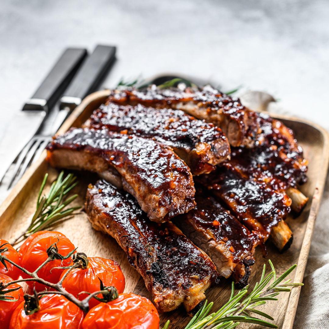 Bbq ribs with horseradish recipe in Los Angeles, CA and San Diego, CA.