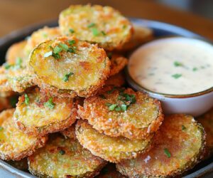 Best Fried pickles with horseradish sauce recipe in Los Angeles, CA and San Diego, CA.